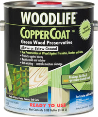 WOODLIFE 1901A CopperCoat Green Wood Preservative, Gallon, Green
