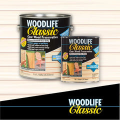 WOODLIFE 903-4PK Classic Above Ground Clear Wood Preservative, Gallon, Clear, 4 Pack