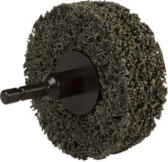 Gator 3" Drill Mounted Stripping Wheel, Aluminum Oxide, Extra Coarse Grit, 2 Pack