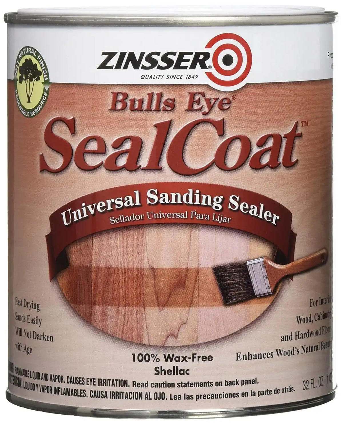 qt Zinsser 854 Clear SealCoat Universal Sanding Sealer