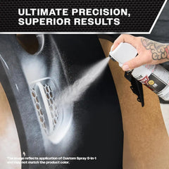 Rust-Oleum 2X Automotive Enamel Custom Spray 5-in-1 Spray Paint, 12 oz, Ultra Matte White, 6 Pack