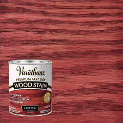 Varathane Premium Fast Dry Wood Stain | 1 Hour Dry Time | 1 Coat Color | Interior Wood Stain | Furniture, Cabinets, Doors, Trim | Quart | Cabernet