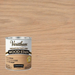 Varathane Premium Fast Dry Wood Stain | 1 Hour Dry Time | 1 Coat Color | Interior Wood Stain | Furniture, Cabinets, Doors, Trim | Quart | Sunbleached