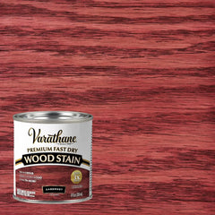 Varathane Premium Fast Dry Wood Stain | 1 Hour Dry Time | 1 Coat Color | Interior Wood Stain | Furniture, Cabinets, Doors, Trim | Half Pint | Cabernet