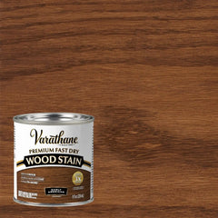 Varathane Premium Fast Dry Wood Stain | 1 Hour Dry Time | 1 Coat Color | Interior Wood Stain | Furniture, Cabinets, Doors, Trim | Half Pint | Early American