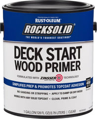 Rust-Oleum 312283 Deck Start Wood Primer, 1 Gallon, Clear