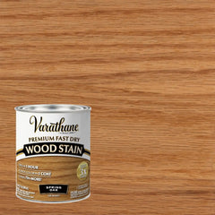 Varathane Premium Fast Dry Wood Stain | 1 Hour Dry Time | 1 Coat Color | Interior Wood Stain | Furniture, Cabinets, Doors, Trim | Quart | Spring Oak