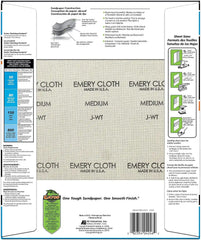 Ali Industries 4246 9 in. x 11 ft. Medium 80 Grit Emery Cloth- 25 Count