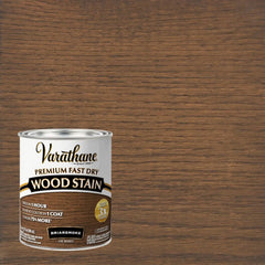 Varathane Premium Fast Dry Wood Stain | 1 Hour Dry Time | 1 Coat Color | Interior Wood Stain | Furniture, Cabinets, Doors, Trim | Quart | Briarsmoke