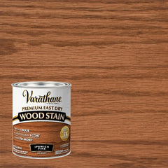 Varathane Premium Fast Dry Wood Stain | 1 Hour Dry Time | 1 Coat Color | Interior Wood Stain | Furniture, Cabinets, Doors, Trim | Quart | Ipswich Pine