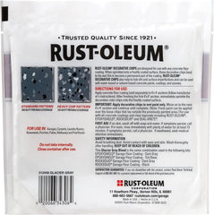 Rust-Oleum 312449-6PK Glacier Gray Blend EpoxyShield Decorative Color Chips, 1 lb, (Pack of 6)