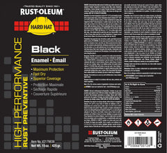 Rust-Oleum V2179838 V2100 System Enamel Spray Paint, 15-Ounce, Gloss Black